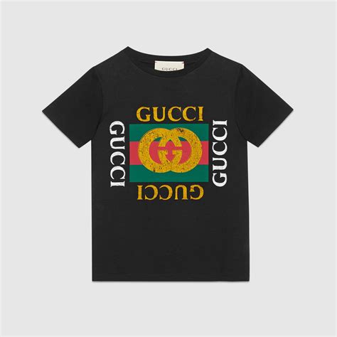 gucci logo t-shirt size 4-12|Gucci t shirt logo print.